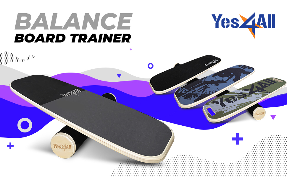 Yes4All Premium Surf Balance Board Trainer